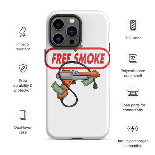 DSRUPTIV: FREE SMOKE- iPhone case